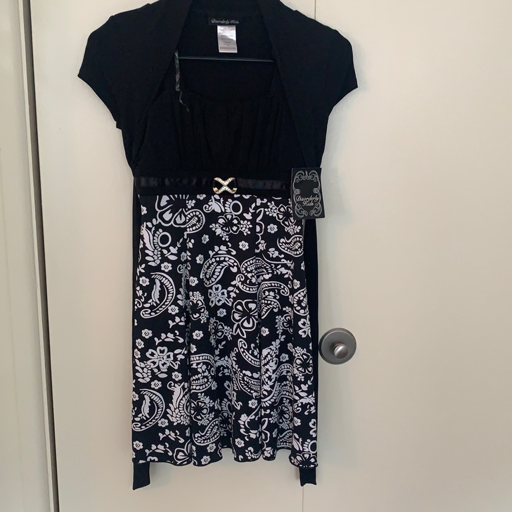 Black and white kids dress